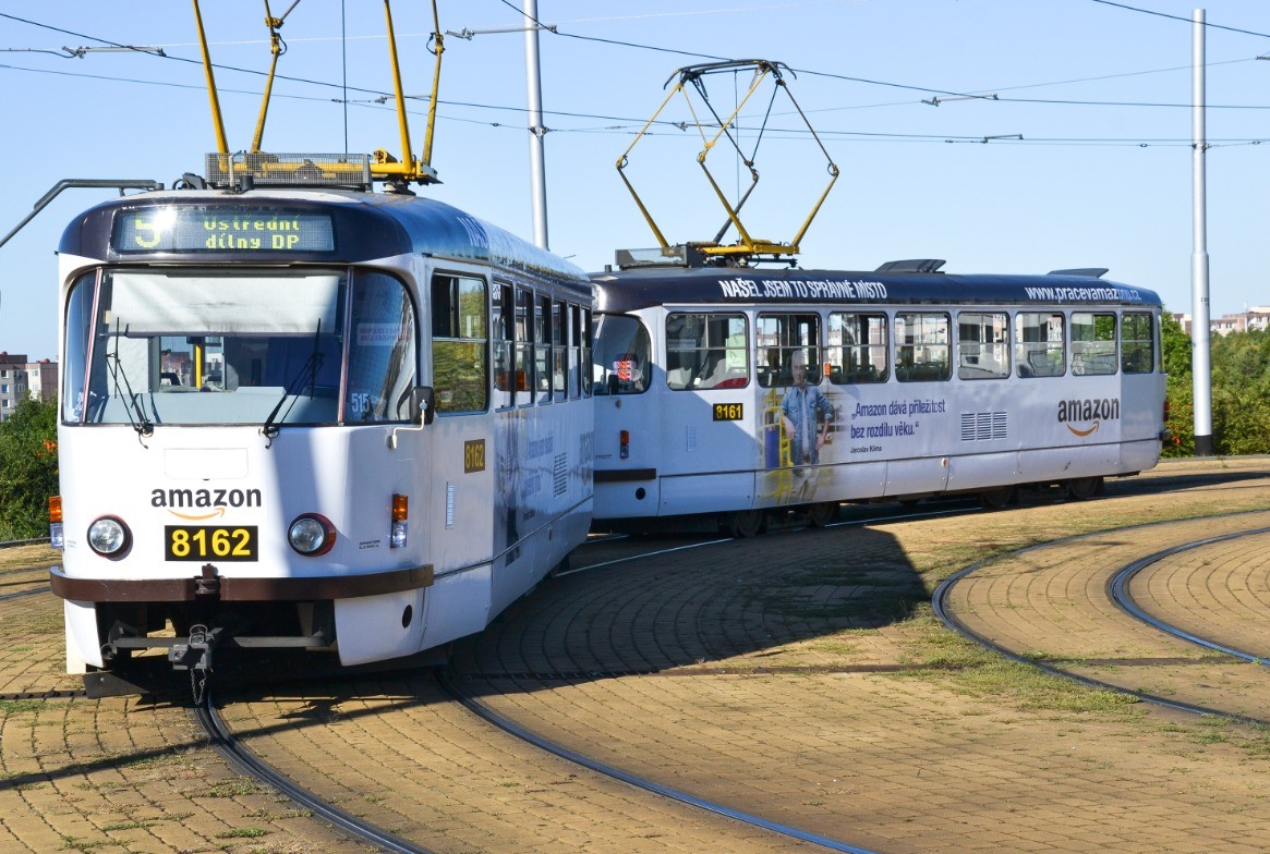 Náborová kampaň na tramvaji